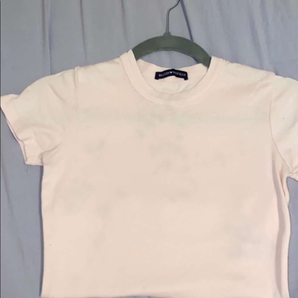 Brandy Melville light pink shirt